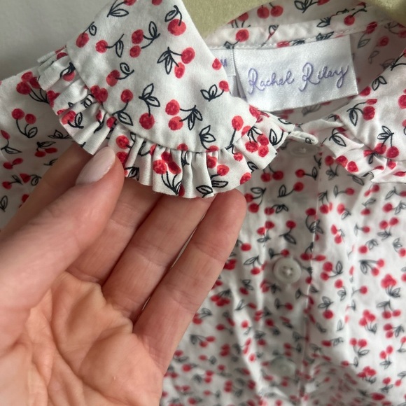 Rachel Riley Cherry Button up blouse! 18 months Excellent condition!100% cotton - Picture 5 of 7